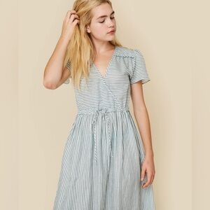 Christy Dawn - Dawn Dress - Olive Stripe - One Size